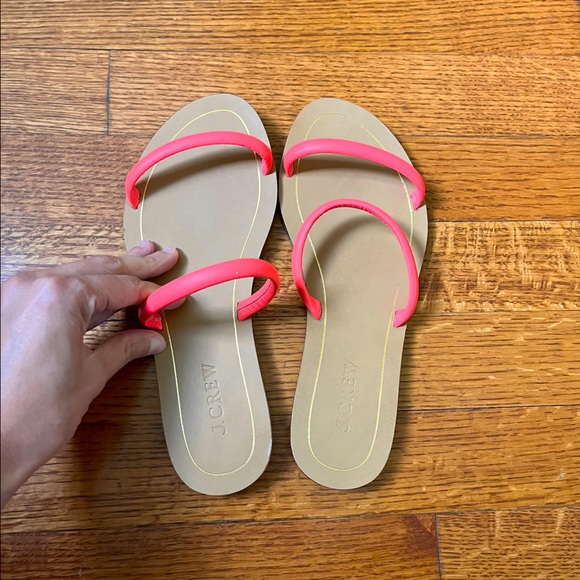 Two strap sandal in flamingo pink